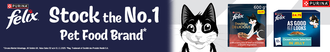 Banner Content Image: https://www.lioncroftshop.co.uk/images/banner/source/PUR_80005_FELIX_NO1_PET_FOOD_BRAND_UNITAS_PETS_BANNER_1075x170_V1.383h9QnT49.jpg?t=1785510900