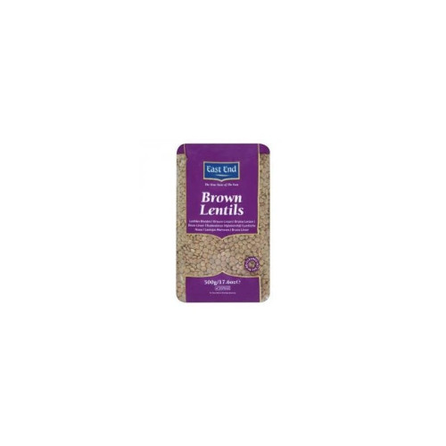 EAST END POLISHED BROWN LENTILS 1x20x500G