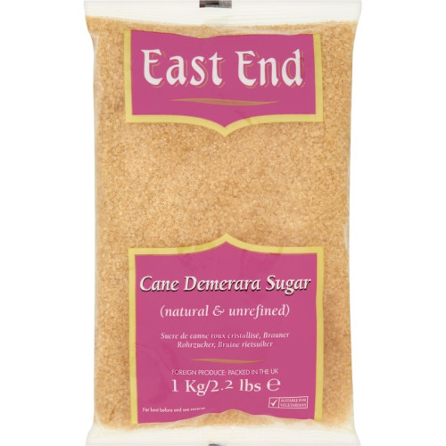 EAST END CANE DEMERARA SUGAR 1x10x1KG