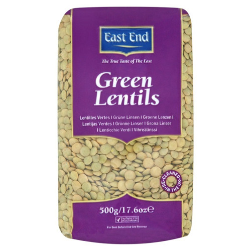 EAST END NO.1 GREEN LENTILS 1x20x500G