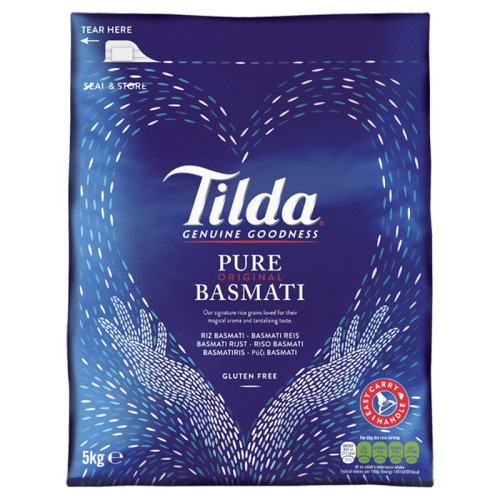 TILDA BASMATI PURE ORIGINAL RICE 1x5KG