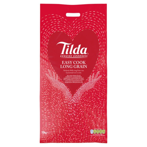 TILDA LONG GRAIN EASY COOK RICE 1x10KG