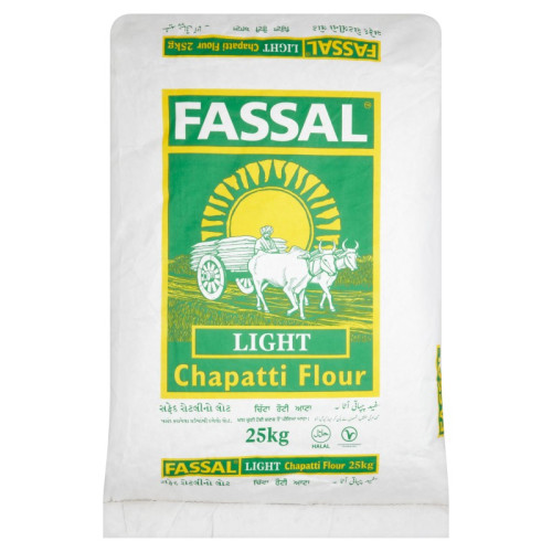 FASSAL CHAPPATI LIGHT FLOUR 1x25KG