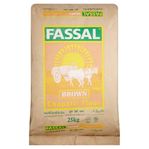 FASSAL CHAPPATI BROWN FLOUR 1x25KG