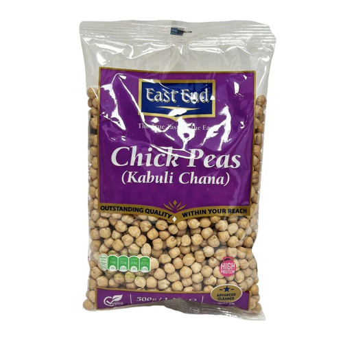 EAST END KABULI CHICK PEAS CHANNA 1x20x500G