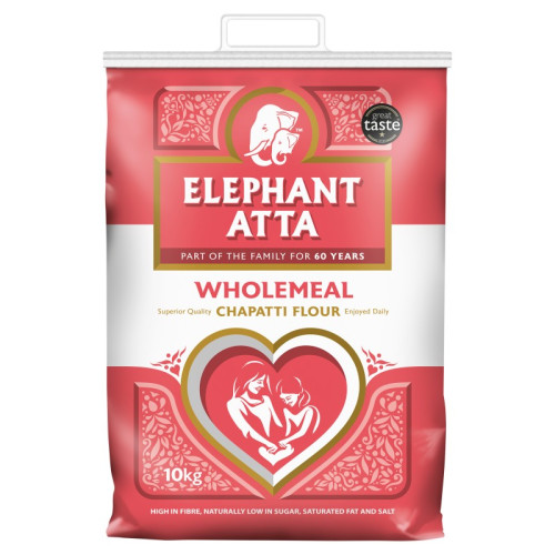 ELEPHANT ATTA CHAPPATI WHOLEMEAL FLOUR 1x10KG