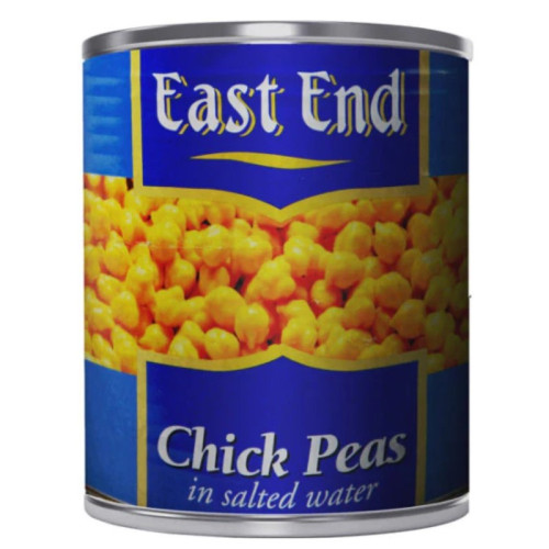 EAST END CHICK PEAS IN SALTED WATER TIN 6x2.5KG