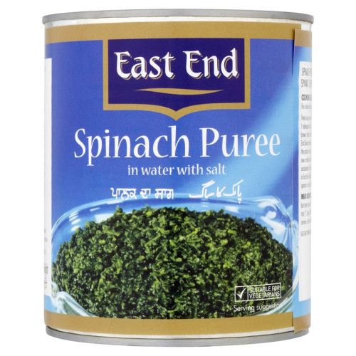 EAST END SAAG SPINACH PUREE TIN 1x12x795G