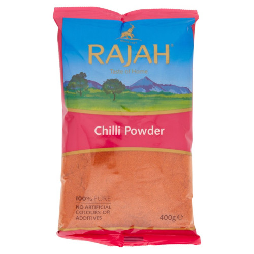 RAJAH CHILLI POWDER 1x10x400G