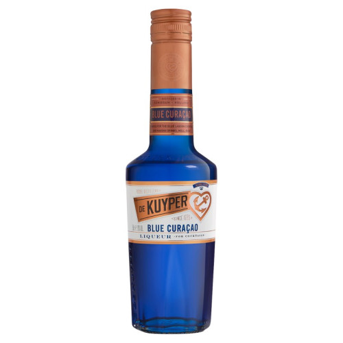 DE KUYPER BLUE CURACAO LIQUEUR BOTTLE 1x50CL