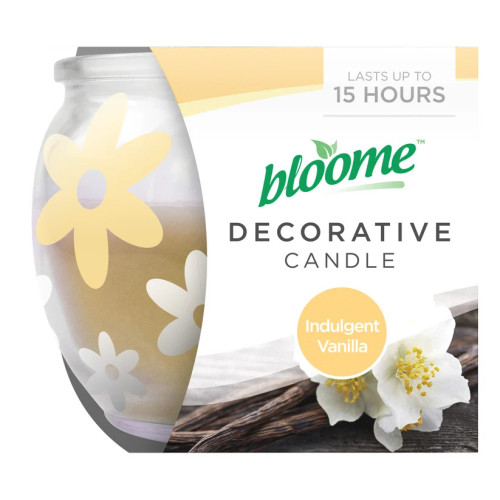 BLOOME VANILLA DECORATIVE CANDLES 1x12xSGL