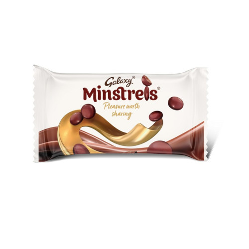 GALAXY MINSTRELS BUTTONS MILK CHOCOLATE TREAT BAG 1x40x42G