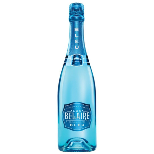 LUC BELAIRE BLEU SPARKLING WINE BOTTLE 6x75CL