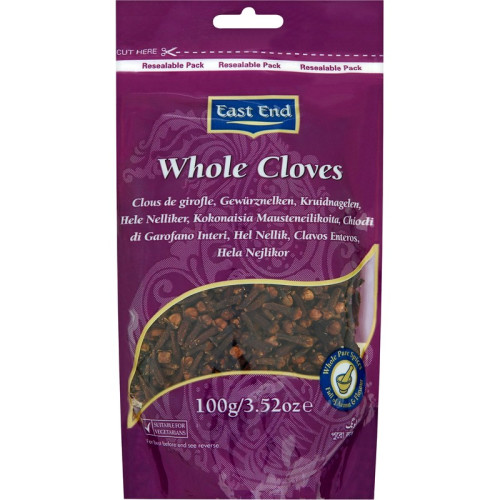EAST END WHOLE CLOVES ZIP 1x20x100G