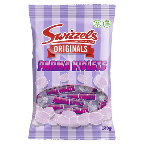 SWIZZELS GIANT PARMA VIOLET SWEETS 1x24x40G