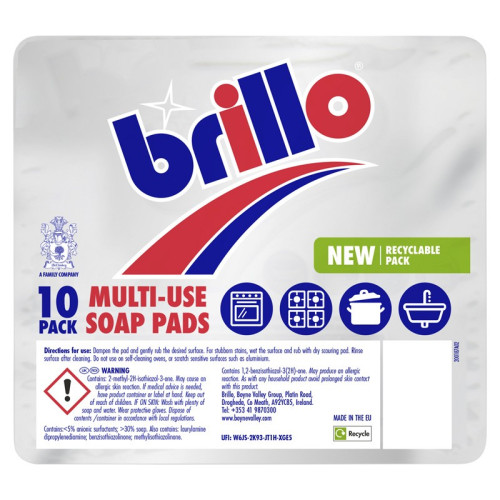 BRILLO SOAP PADS 1x12x10s