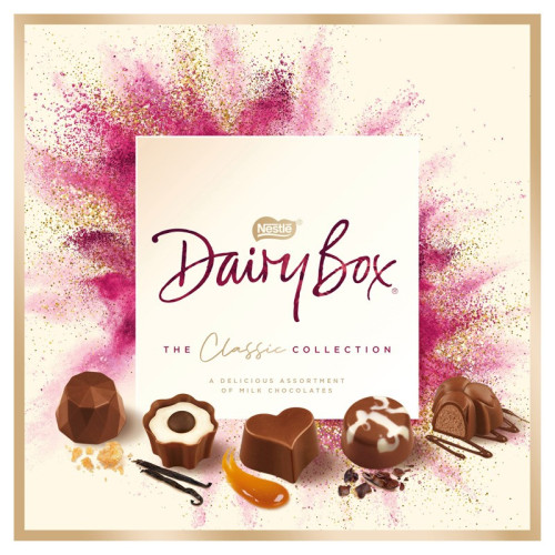 DAIRY BOX CHOCOLATE CARTON 8x162G