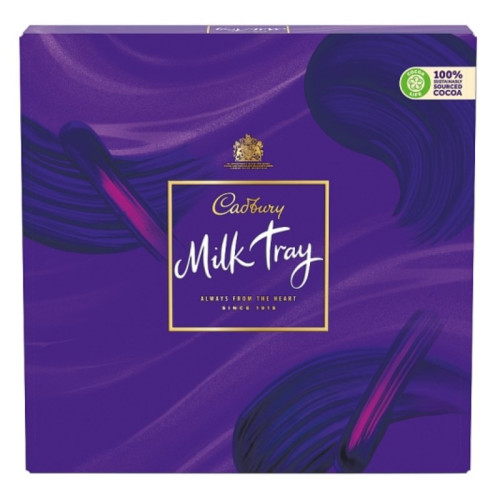 CADBURY MILK TRAY CHOCOLATE BOX 1x312G