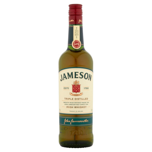 JAMESON IRISH WHISKEY BOTTLE 1x70CL