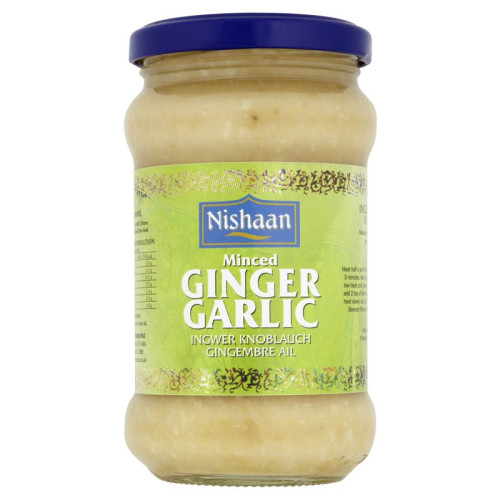 NISHAAN MINCED GARLIC & GINGER PASTE 1x6x283G