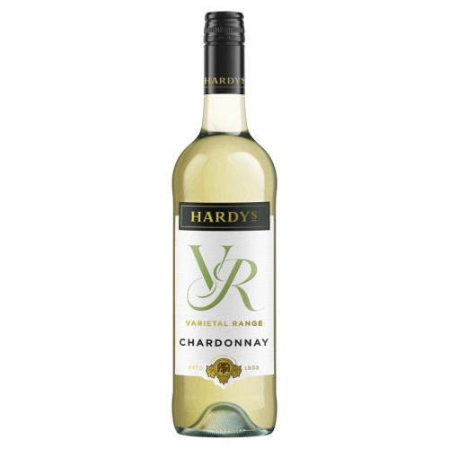 HARDYS VR CHARDONNAY WHITE WINE BOTTLE 6x75CL