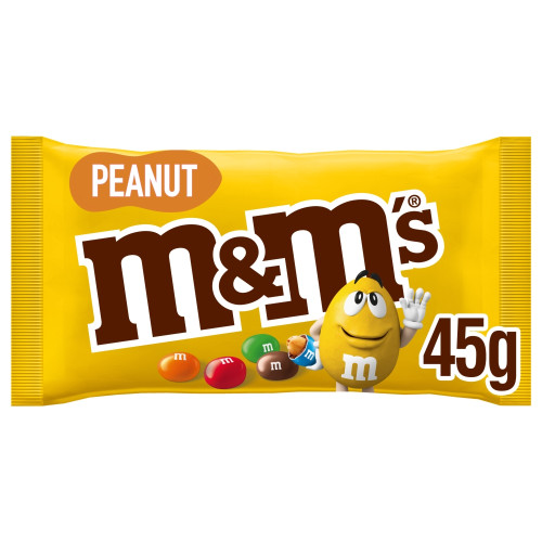 M&Ms PEACH CHOCOLATE BAG 1x24x45G