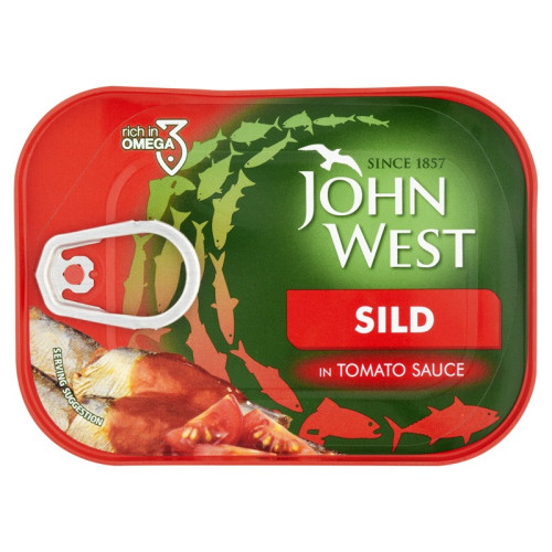JOHN WEST SARDINES IN TOMATO SAUCE 1x12x120G