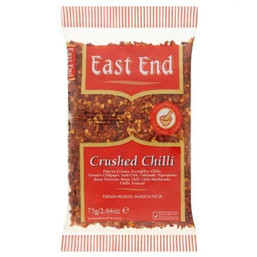 EAST END CRUSHED CHILLI ZIP 1x20x75G