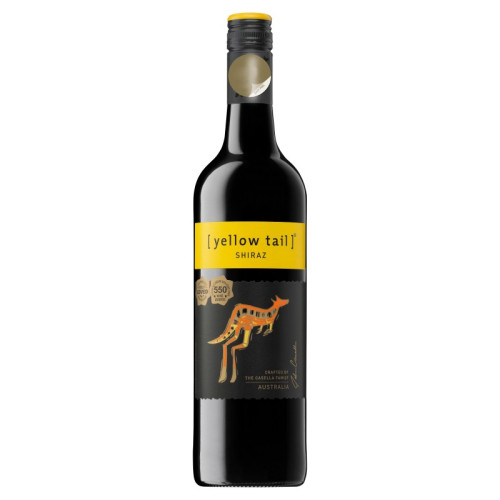YELLOW TAIL SHIRAZ RED WINE BOTTLE 1x75CL