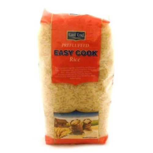 EAST END PREFLUFFED LONG GRAIN RICE B PACK 1x8x1KG