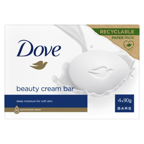 DOVE MOIST CREAM SOAP BAR 1x4x90G