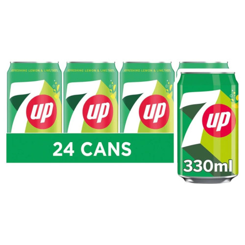 7UP REGULAR CAN 1x24x330ML