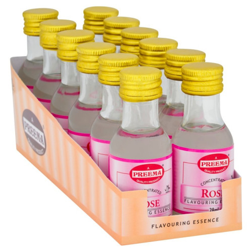 PREEMA ROSE FLAVOURED ESSENCE 1x12x28ML