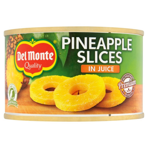 DEL MONTE PINEAPPLE SLICES & JUICE 1x12x220G