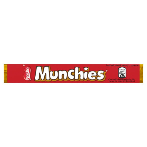 MUNCHIES CHOCOLATE TUBE 36x36x52G