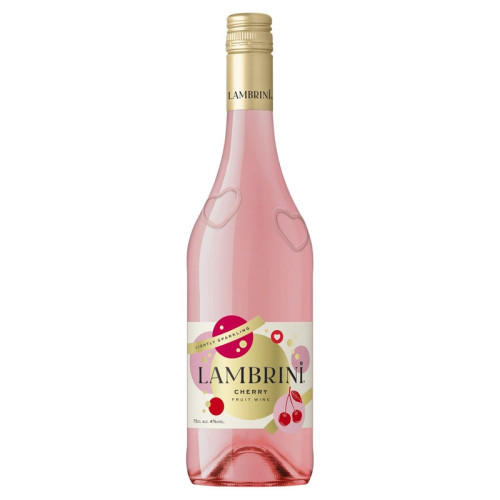 LAMBRINI CHERRY WHITE WINE BOTTLE 6x75CL