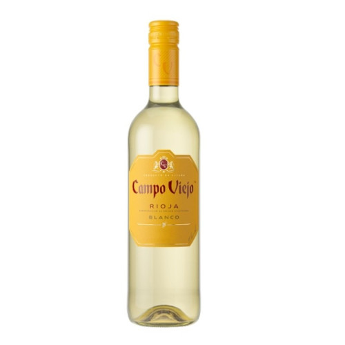 CAMPO VIEJO RIOJA TEMPRANILLO BLANCO WHITE WINE BOTTLE 1x75CL