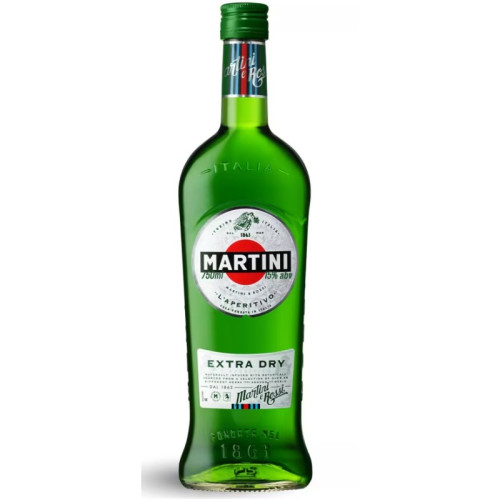 MARTINI EXTRA DRY WHITE WINE BOTTLE 1x75CL