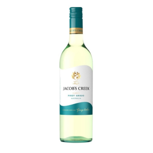 JACOBS CREEK PINOT GRIGIO WHITE WINE BOTTLE 1x75CL