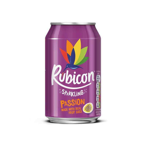 RUBICON SPARKLING PASSIONFRUIT CAN 1x24x330ML
