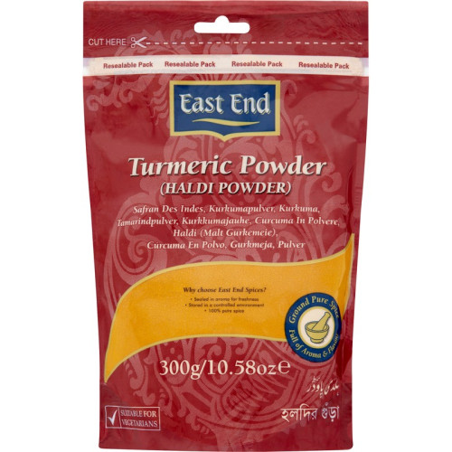 EAST END TURMERIC HALDI POWDER ZIP 1x10x300G