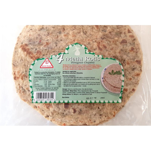 SOUNAS METHI ROTI 4 PACK 1x300G