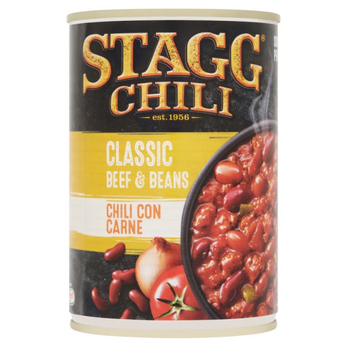 STAGG CHILI CLASSIC CHILLI CORN CARNE 1x6x400G