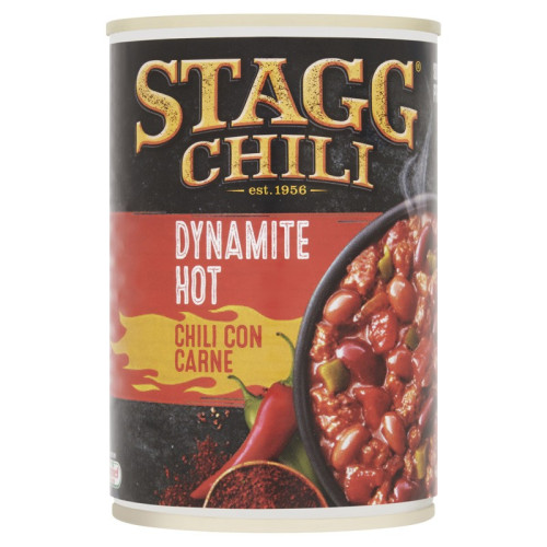 STAGG CHILI DYNAMITE HOT CHILI CON CARNE 1x6x400G