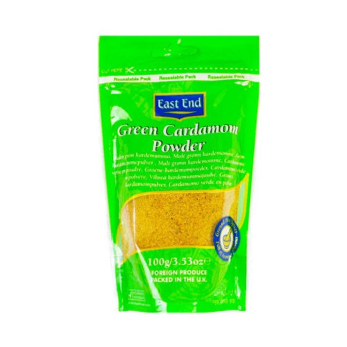EAST END GROUND GREEN CARDAMOM ZIP 1x20x100G