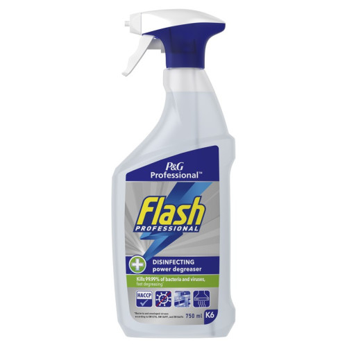 FLASH PROFESSIONAL DEGREASER 6x750ML