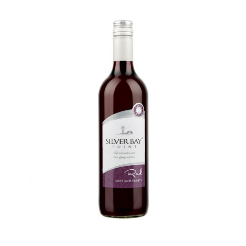 SILVER BAY POINT POINT RED WINE BOTTLE 6x75CL