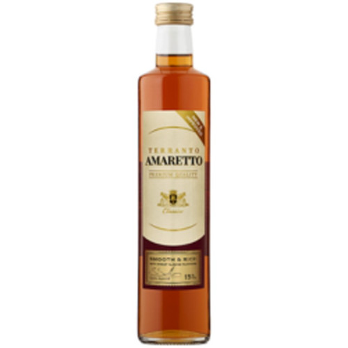 TERRANTO AMARETTO LIQUEUR BOTTLE 1x50CL