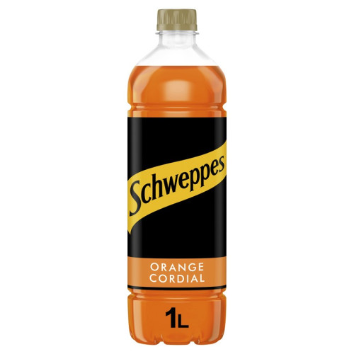 SCHWEPPES CORDIAL ORANGE BOTTLE 1x12x1L