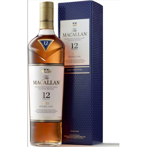 MACALLAN DOUBLE CASK 12 YEAR WHISKY BOTTLE 6x70CL